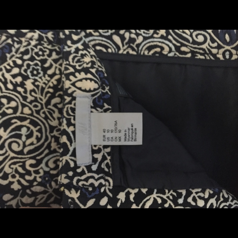 H&M asymmetrical faux wrap mini skirt cute - Picture 7 of 7
